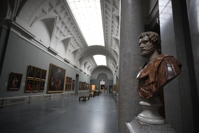 Busto en la Galería Central del Museo Nacional del Prado