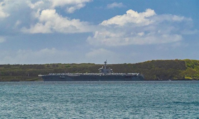 El portaaviones estadounidense 'USS Theodore Roosevelt'.