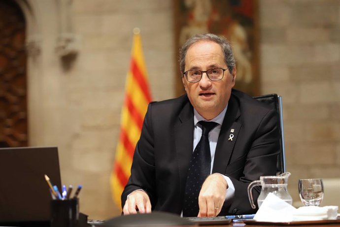 El president de la Generalitat, Quim Torra. Foto d'arxiu.