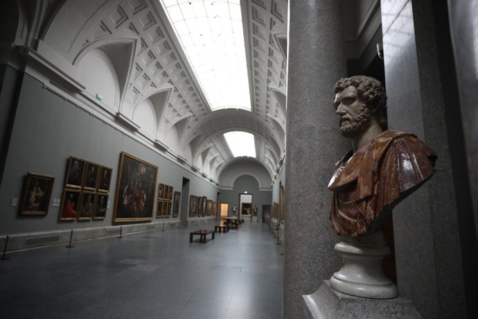 Busto en la Galería Central del Museo Nacional del Prado