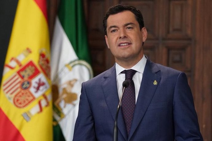 Juanma Moreno, este domingo