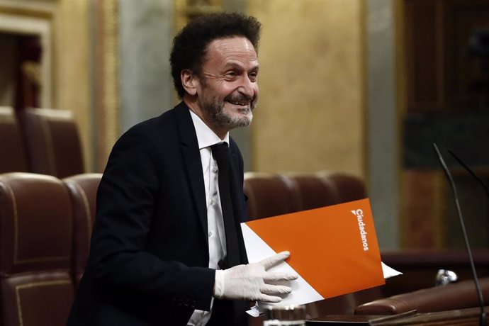 El diputado de Ciudadanos Edmundo Bal, durante su intervención el pasado miércoles en el pleno del Congreso de los Diputados