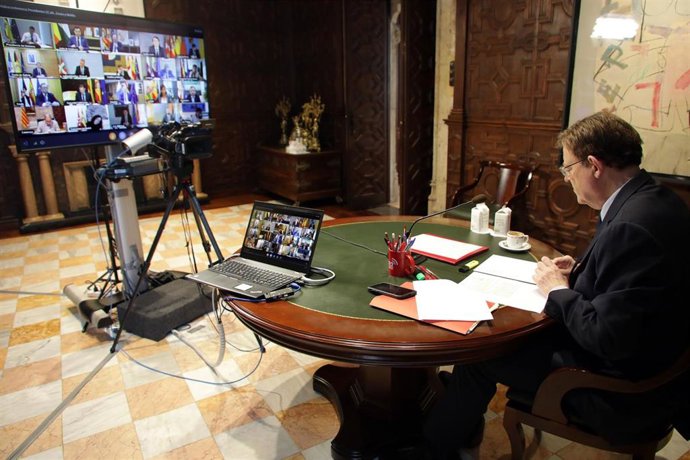 Puig en la videoonferencia