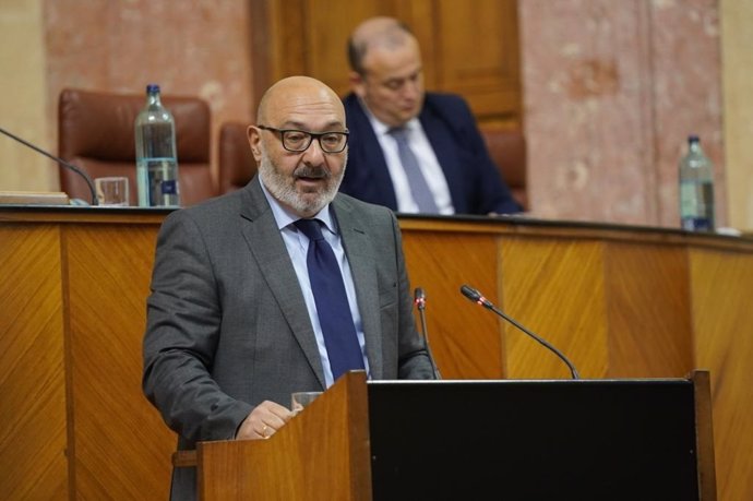 El portavoz del Grupo Parlamentario Vox, Alejandro Hernández, foto de archivo