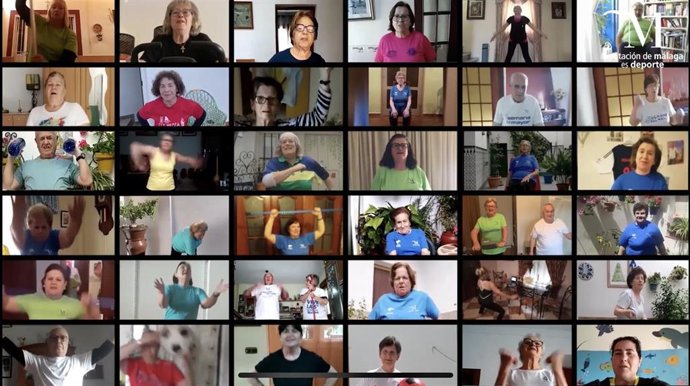 Campaña #yomemuevoencasa de la Diputación de Málaga durante el confinamiento