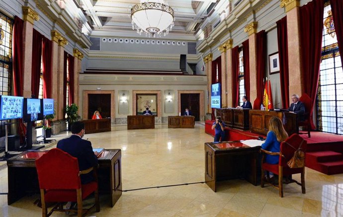 Imagen del Pleno del Ayuntamiento de Murcia