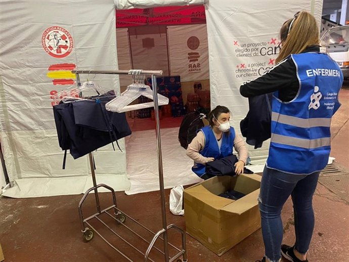 Voluntarias del Colegio de Enfermería