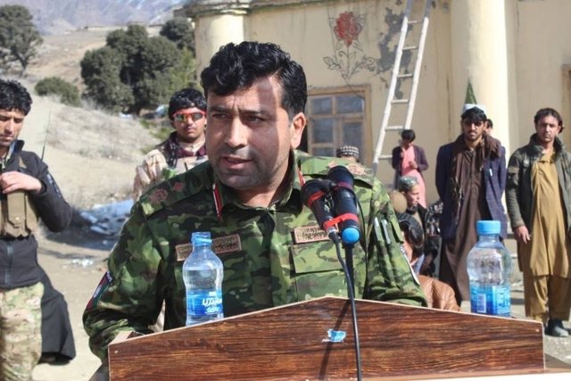 El general Masud Andarabi, ministro del Interior de Afganistán