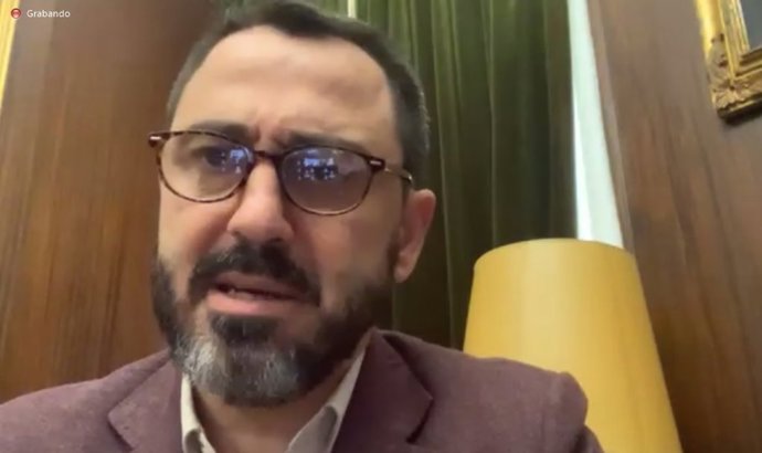 Rueda de prensa telemática del concejal de Hacienda.