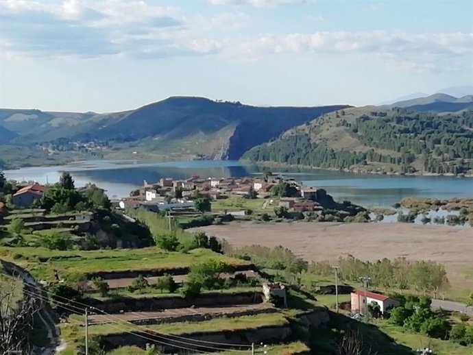 Uno de los pantanos de la Cuenca del Ebro