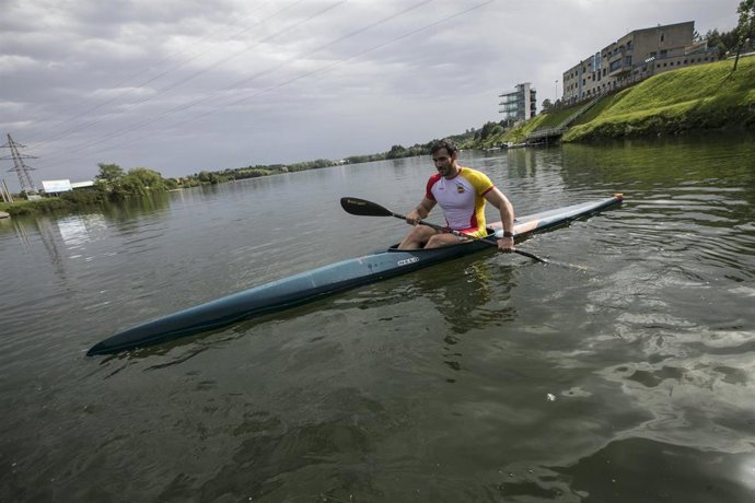 El piragüista español Saúl Craviotto