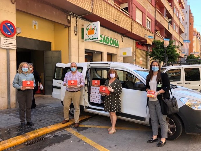 Valencia.- Mercadona dona 7.000 kilos de alimentos a siete entidades sociales de