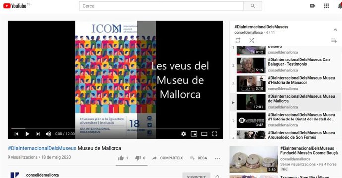 Actividades audiovisuales de los museos de Mallorca para celebrar el Día Internacional de los Museos