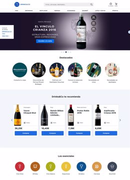 Página web de Drinks&Co
