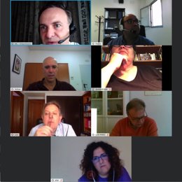 Reunión telemática del diputado de Bienestar Social, David de la Encina, con Fegadi