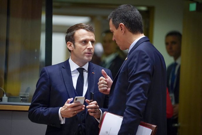 Emmanuel Macron i Pedro Sánchez