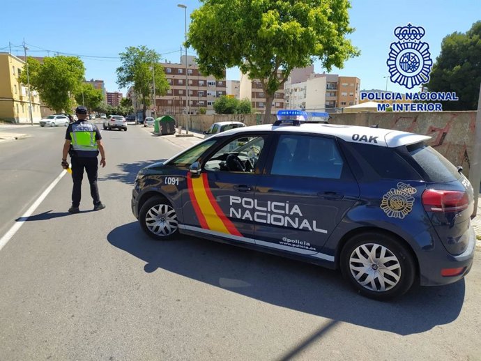Imagen de un control de la Policía Nacional