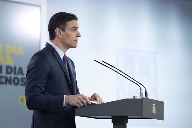 El presidente del Gobierno, Pedro Sánchez