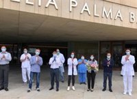 Meliá Palma Bay despide a sus últimos pacientes por COVID-19