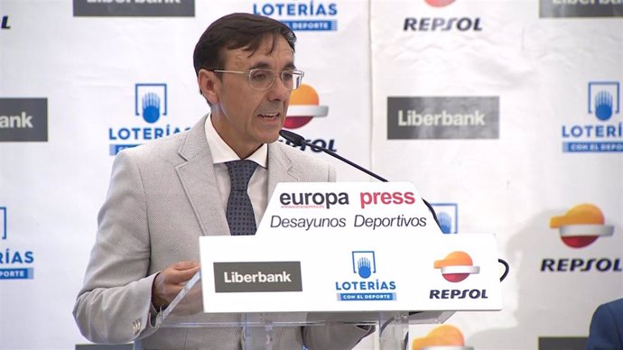  José Hidalgo, presidente de la ADESP, en los Desayunos Deportivos de Europa Press 