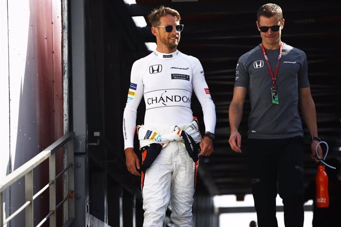 Jenson Button, durante su etapa en McLaren