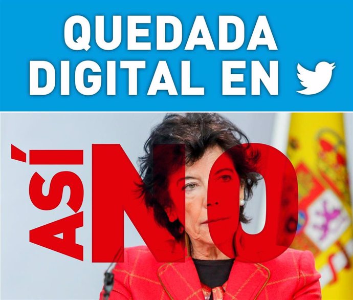 Cartel de la Plataforma 'Concertados' para la convocatoria de una segunda protesta virtual en Twitter el 20 de mayo de 2020