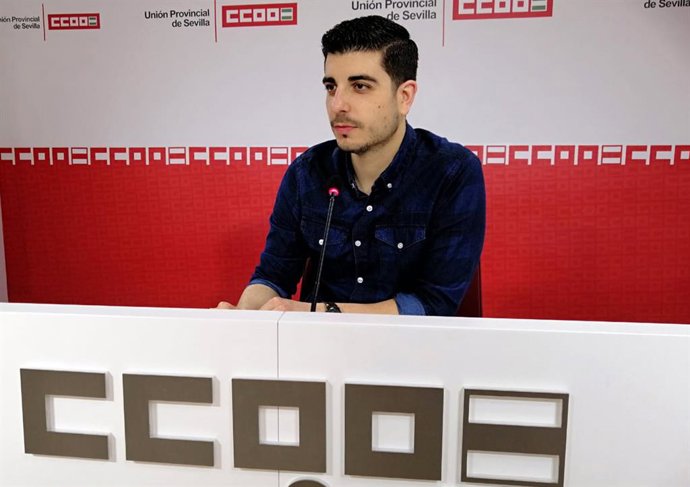 José Manuel Torres, secretario general de Juventud de CCOO Sevilla