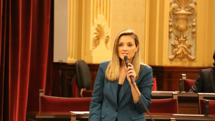 La portavoz adjunta de Cs en el Parlament, Patricia Guasp.