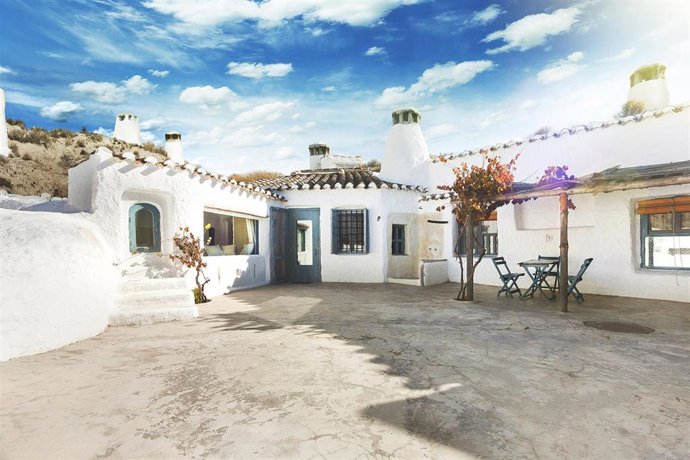 Casas cueva en la comarca del Altiplano de Granada