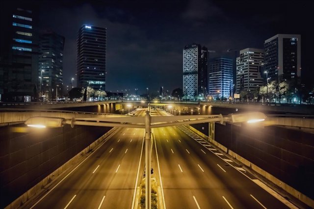 Imagen de archivo de una carretera de Barcelona