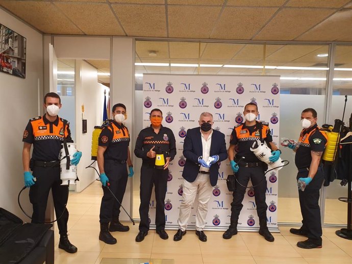 Entrega de material de la Diputación de Málaga a agrupaciones de Protección Civil de la provincia