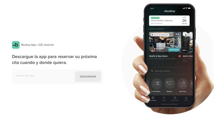 Descarg la app de Booksy para reservas tus citas