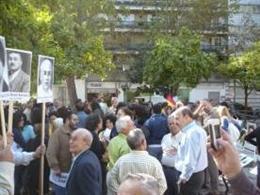 Concentración en la plaza de la Gavidia