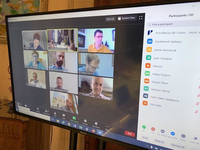 La institución insular ha presentado el plan 'Mallorca Reacciona' a los municipios de la Isla.