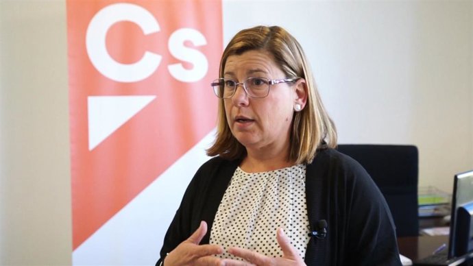 La portavoz de Ciudadanos (Cs) en la Diputación provincial de Sevilla, Carmen Santa María