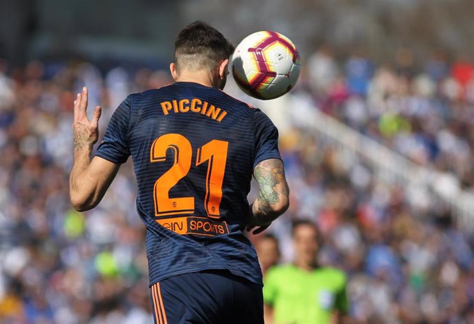 El jugador del Valencia Cristiano Piccini