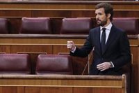 Casado condena los escraches y censura la "hipocresía" de aquellos que los llamaban "jarabe democrático" con el PP