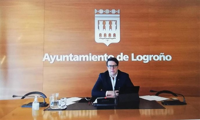 Kilian Cruz-Dunne, en la rueda vía 'streaming' de la Junta de Gobierno Local