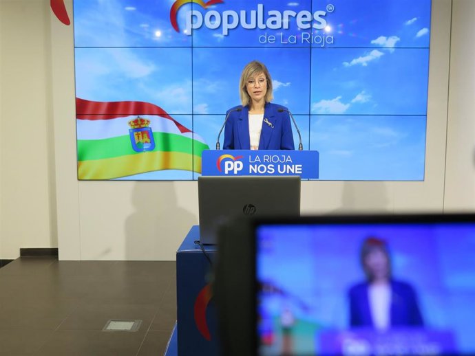 Penélope Ramírez, en la rueda de prensa