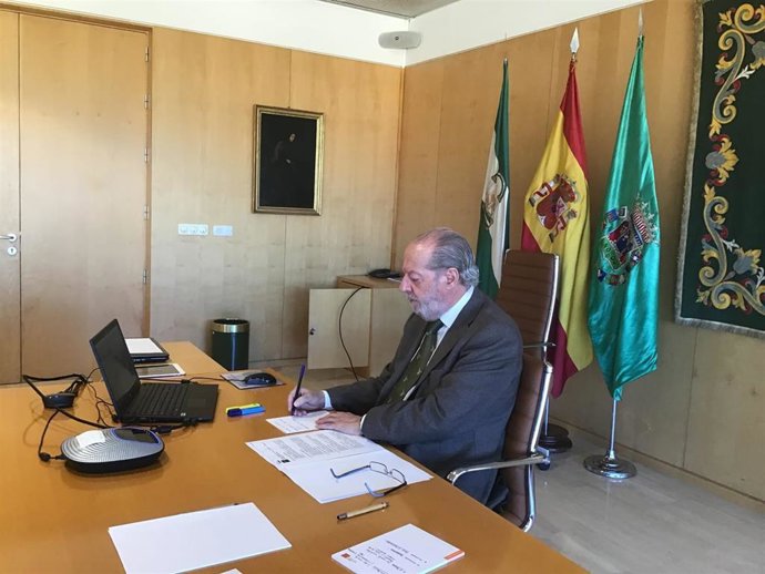 Fernando Rodríguez Villalobos, presidente de la Diputación de Sevilla.