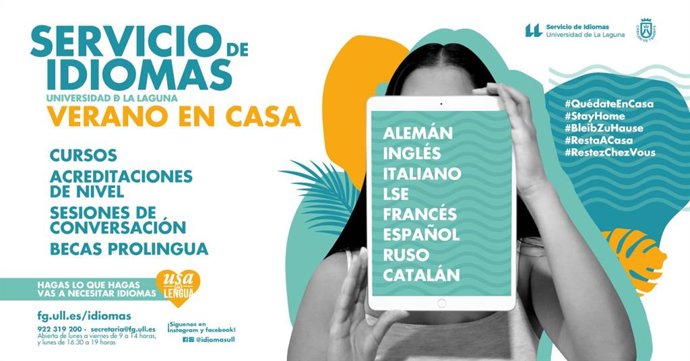 Banner del Servicio de Idiomas de la ULL