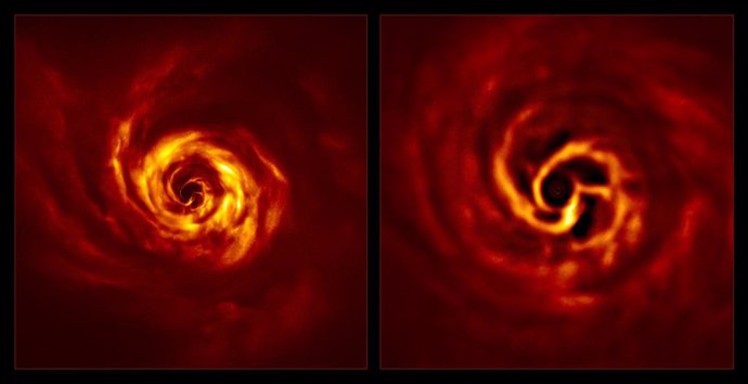 Un telescopio capta por primera vez señales del nacimiento de un planeta