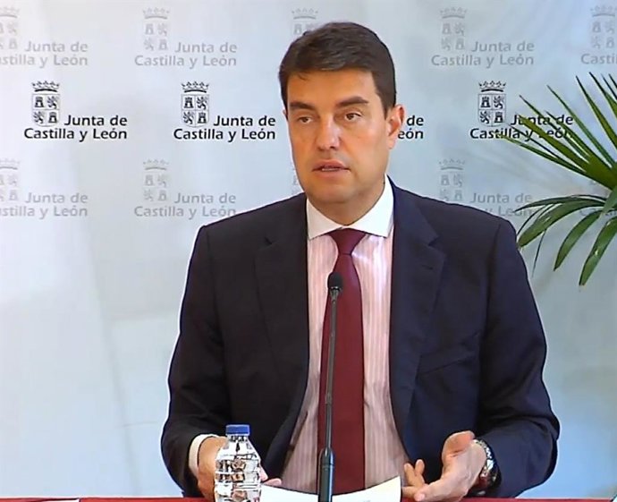 Captura de la comparecencia de Ángel Ibáñez en la rueda de prensa de este miércoles.