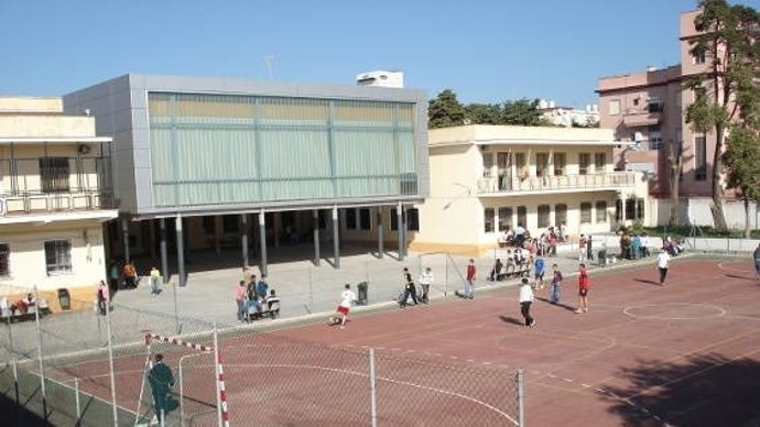 El patio del CEIP Institución Provincial Gaditana