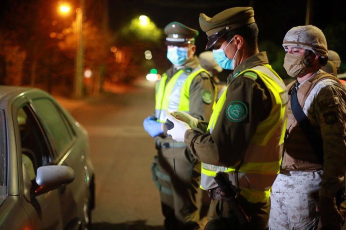 Control de Carabineros en Chile