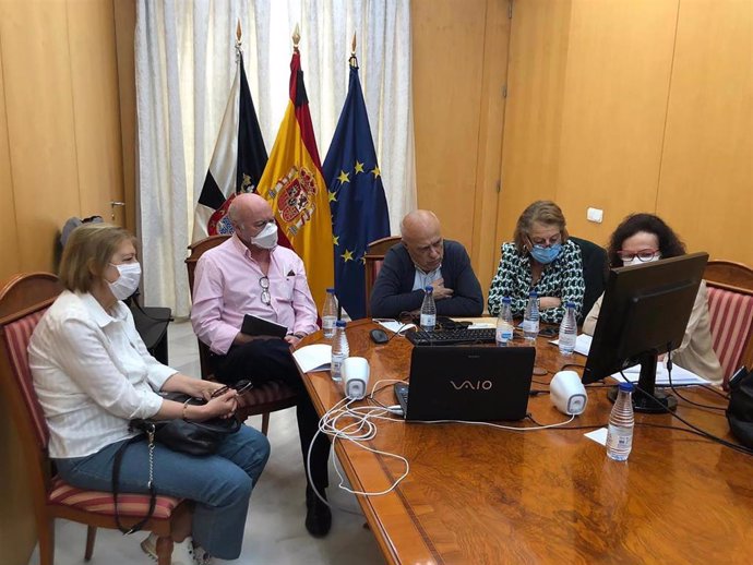 Reunión telemática del Gobierno de Ceuta con el Ministerio de Sanidad