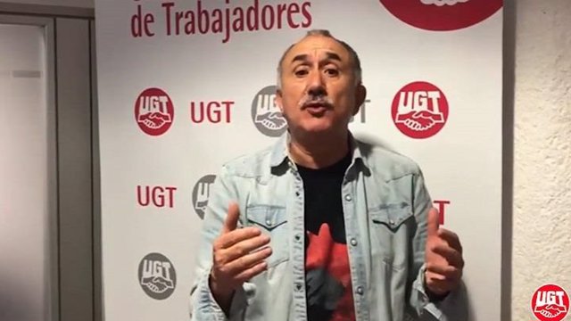 El secretario general de UGT, Pepe Álvarez