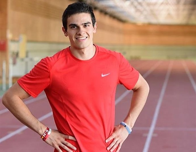 Bruno Hortelano en un entrenamiento