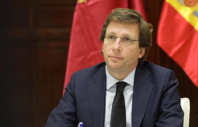 El alcalde de la capital, José Luis Martínez-Almeida, preside la reunión telemática de la Junta de Gobierno