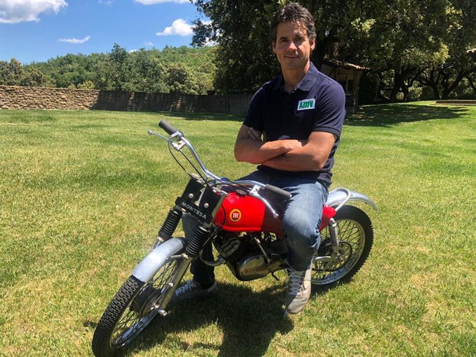 La primera moto de Alex Crivillé, una Cota de 25cc